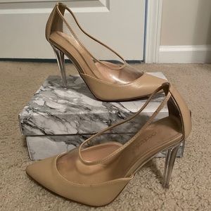 Nude pumps from shoedazzle (never worn)
